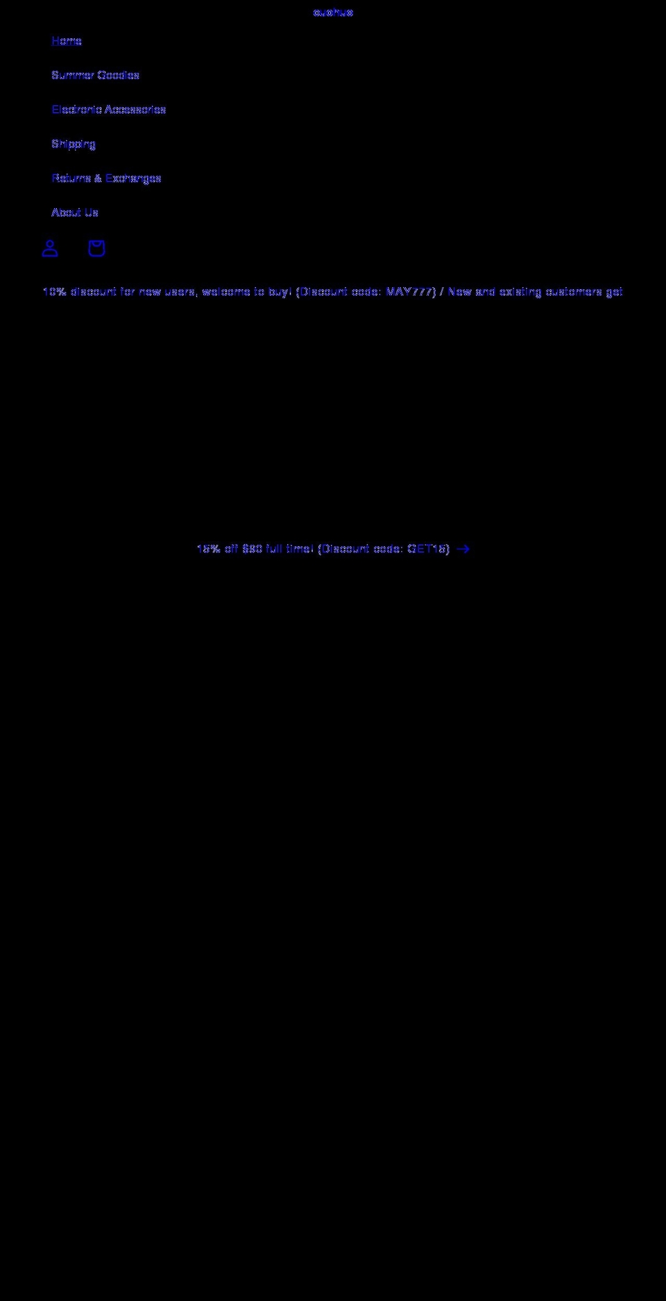 cuohuo.com shopify website screenshot