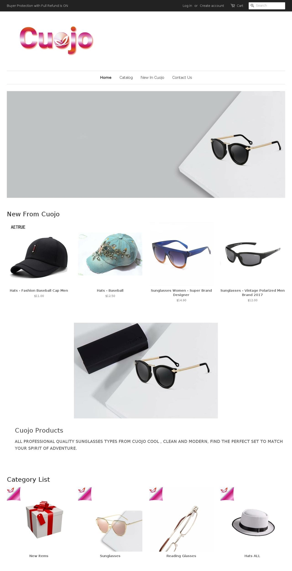 cuojo1.com — Shopify storefront screenshot