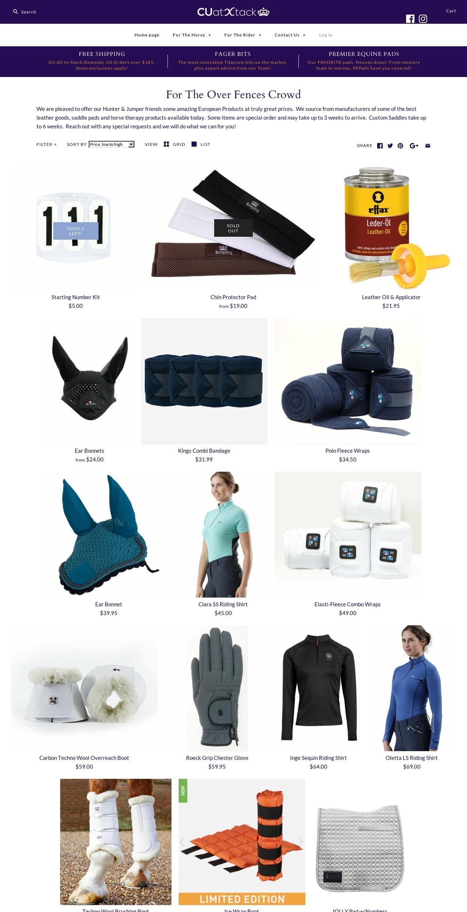 cuoncourse.com — Shopify storefront screenshot
