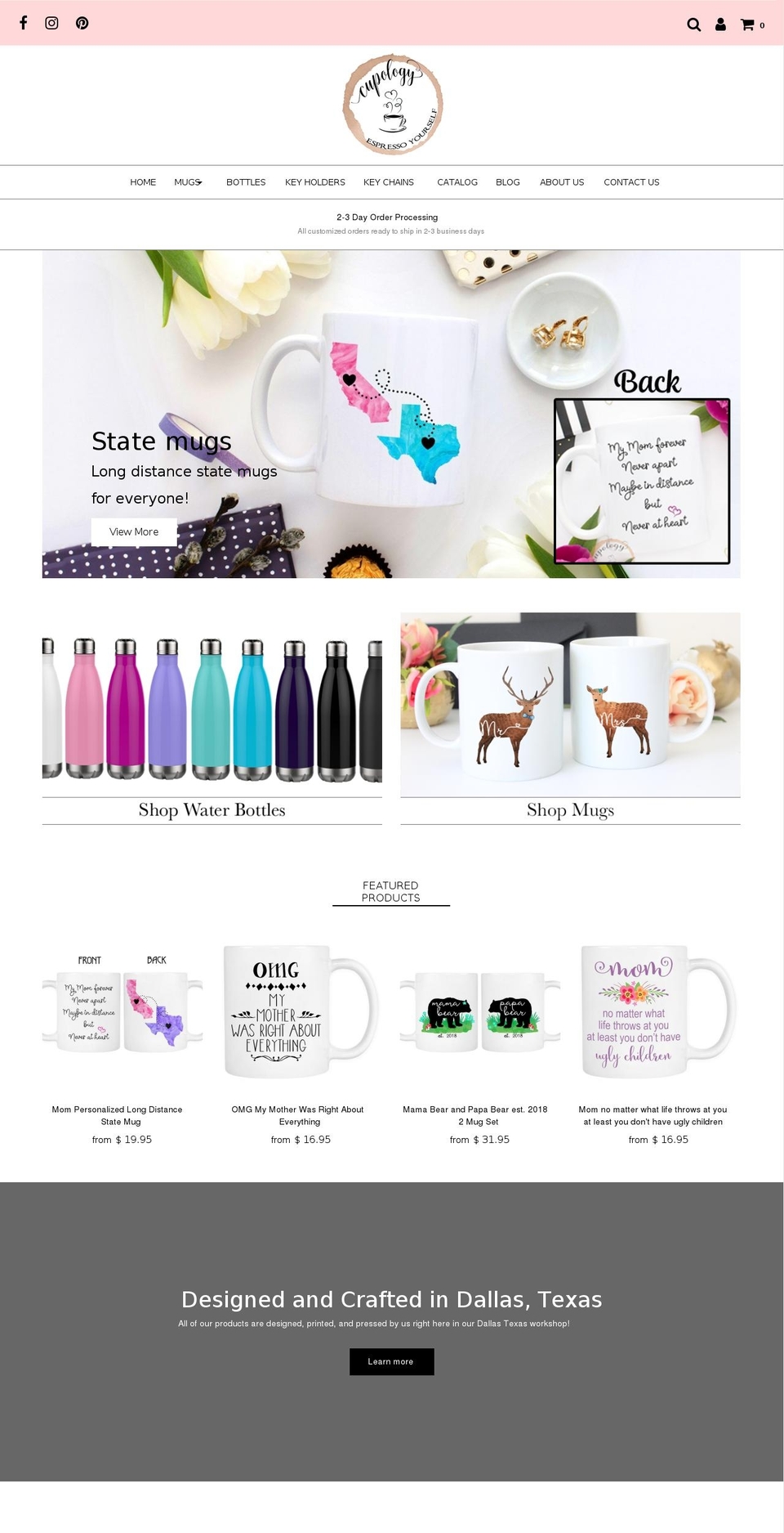 cup-ology.com — Shopify storefront screenshot