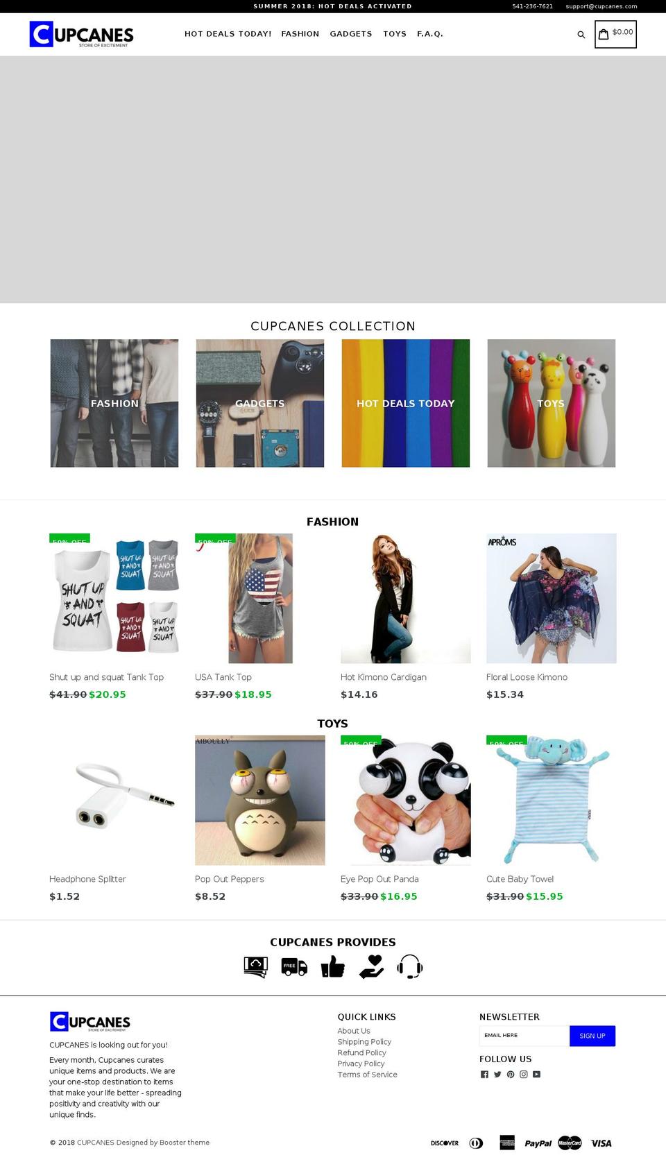 cupcanes.com — Shopify storefront screenshot