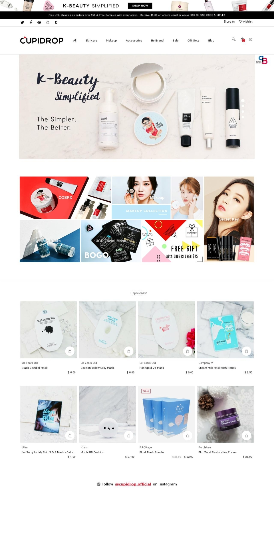 V .. CUPIDROP Shopify theme site example cupidrop.myshopify.com