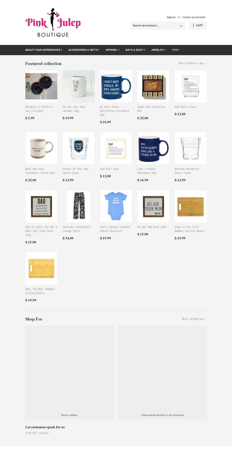 cuppscreations.com shopify website screenshot