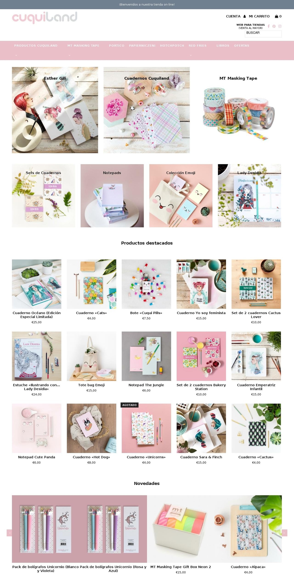 cuquiland.com shopify website screenshot