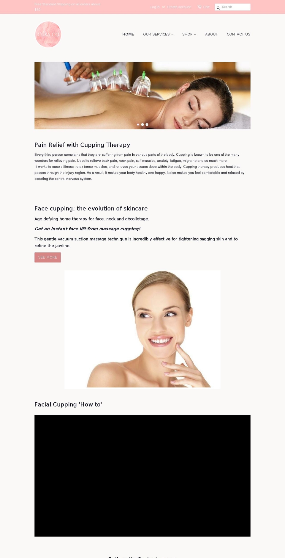 curaco.com.au shopify website screenshot