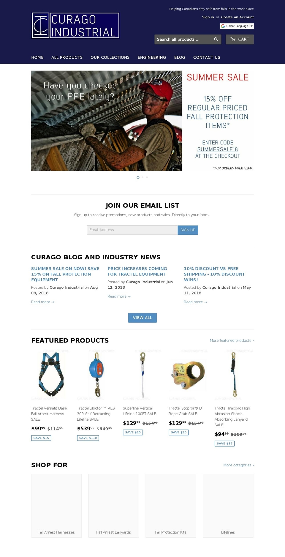 curago-inc.com — Shopify storefront screenshot