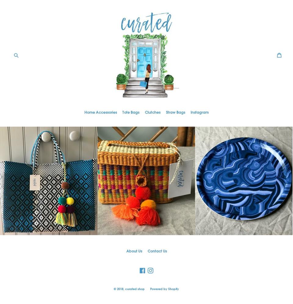curated-shop.com — Shopify storefront screenshot