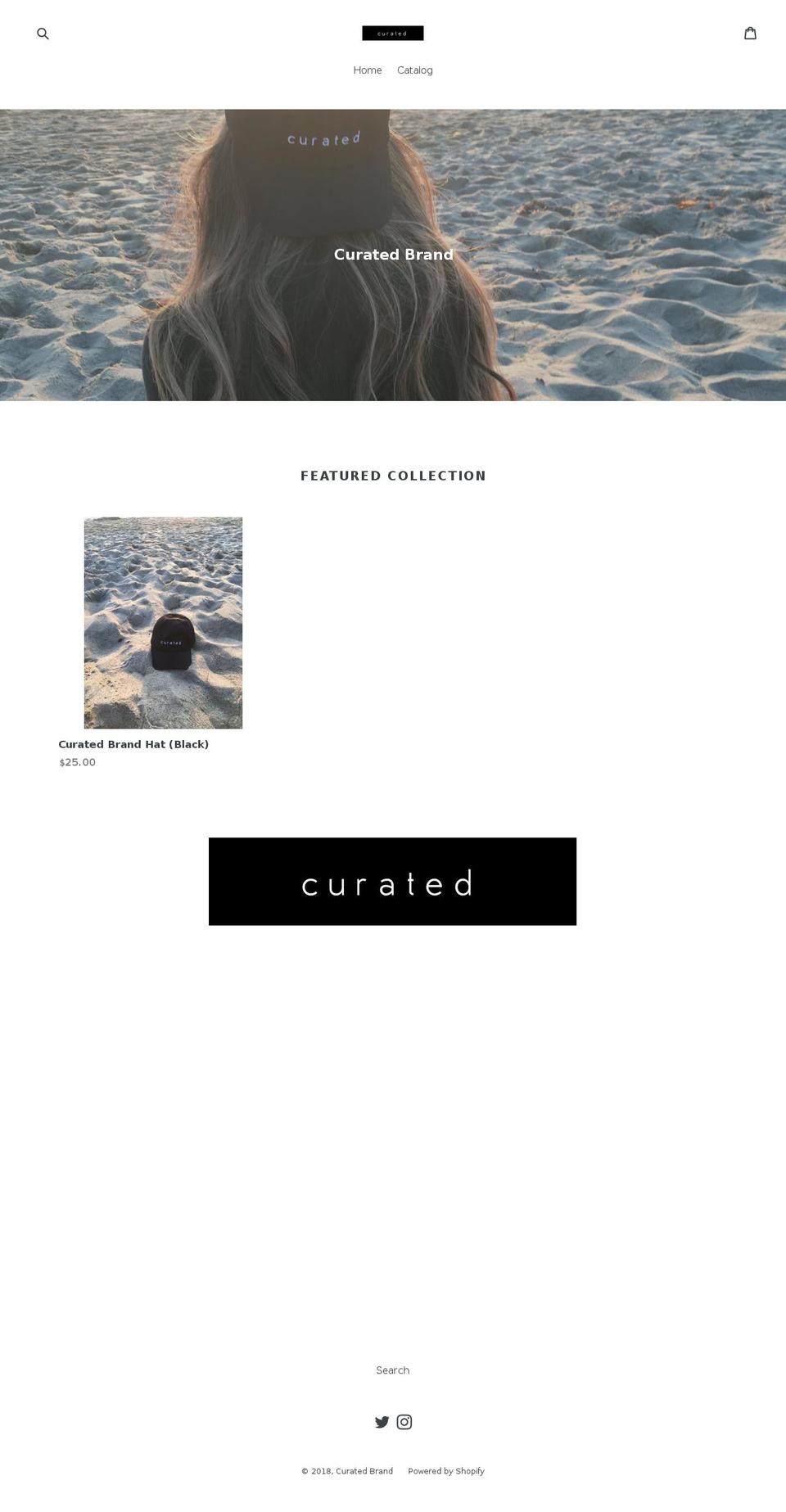 curatedb.com — Shopify storefront screenshot