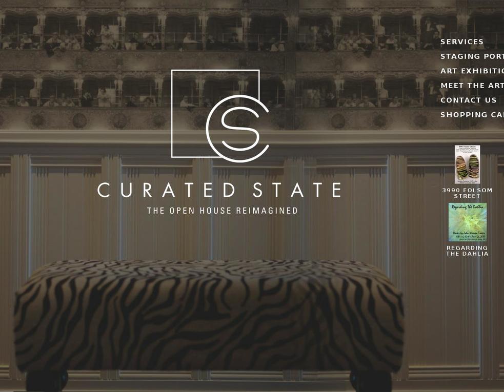 curatedstate.com shopify website screenshot