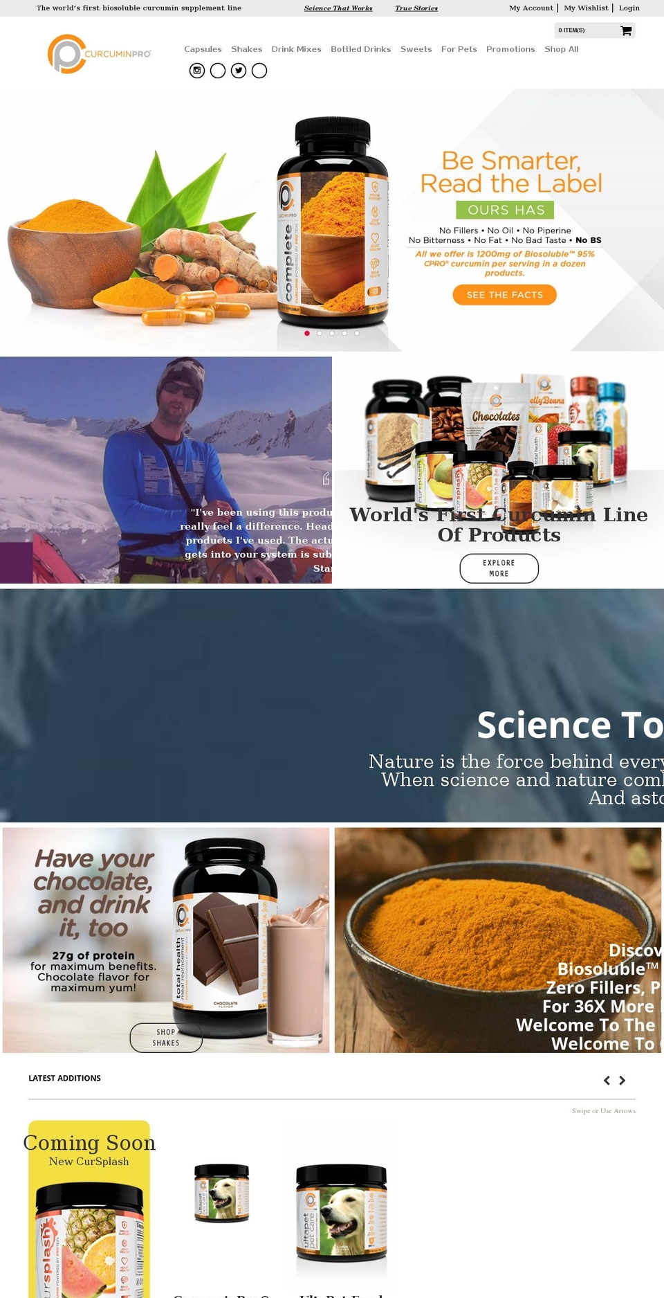 curcuminpro.myshopify.com shopify website screenshot