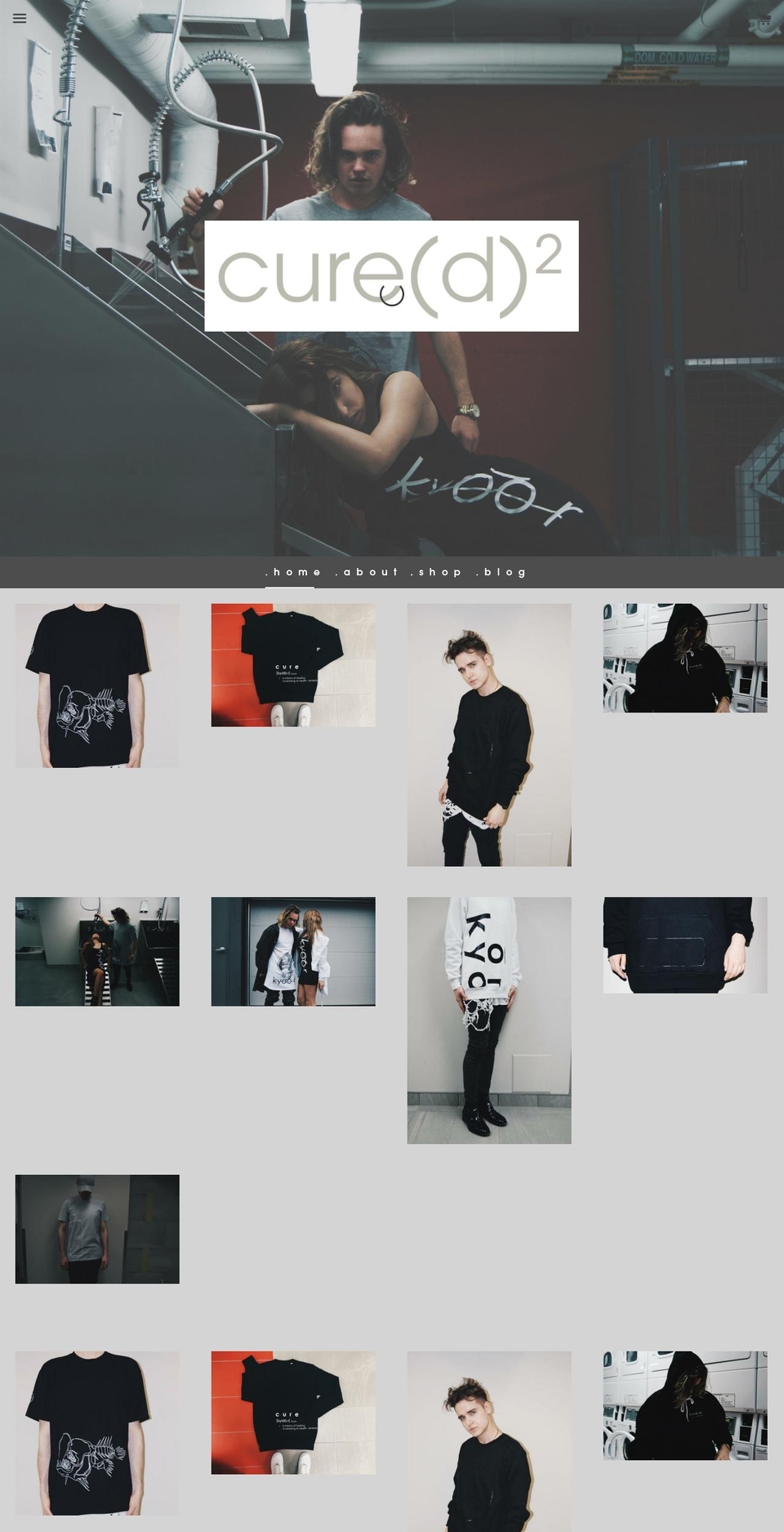 cured2.com shopify website screenshot