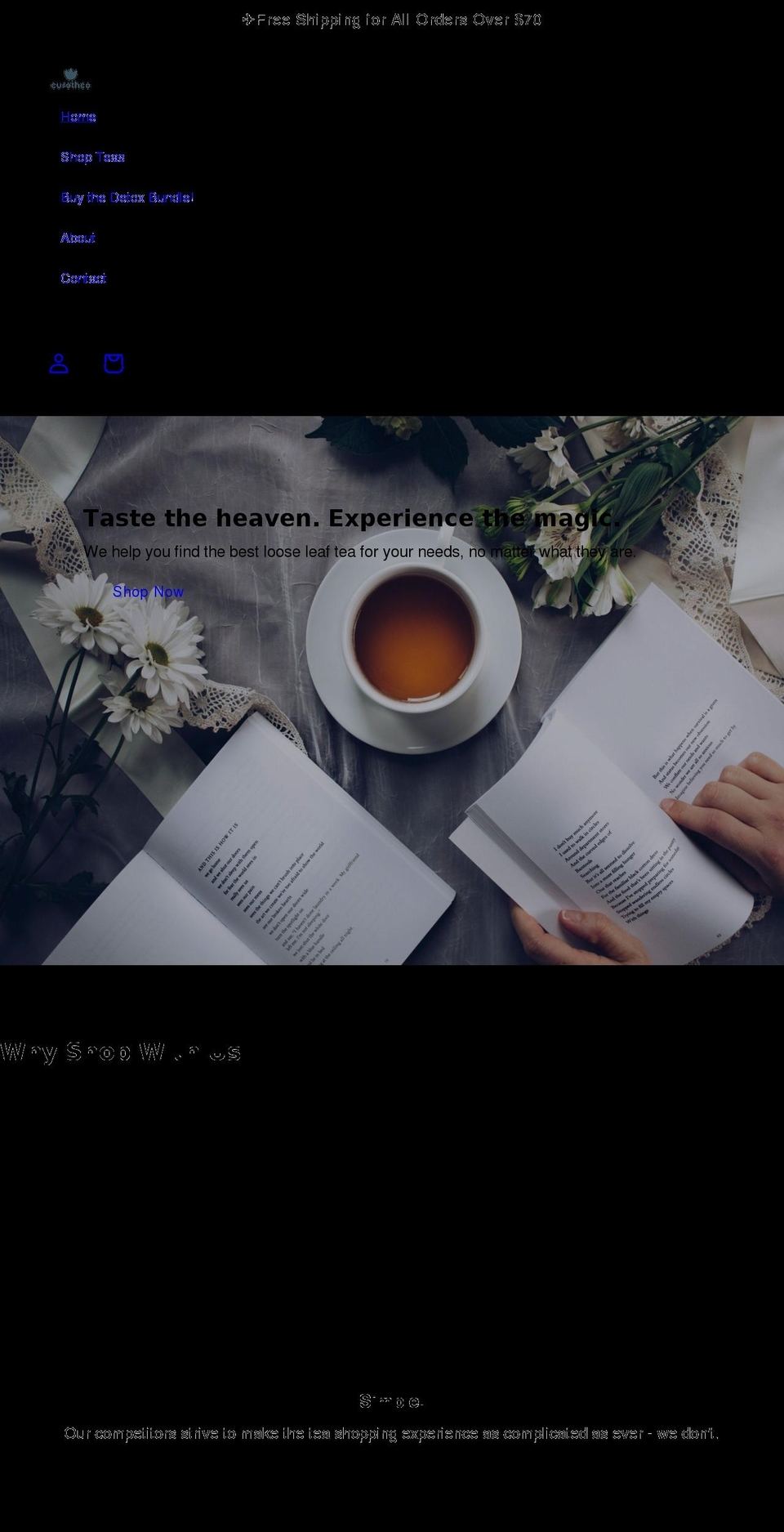curethco.com shopify website screenshot