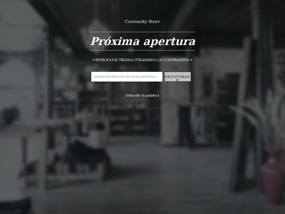 curioscity.store shopify website screenshot