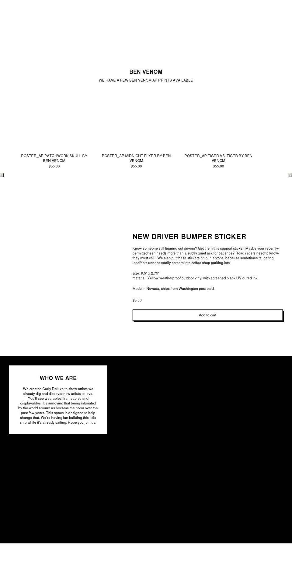 curlydeluxe.com shopify website screenshot