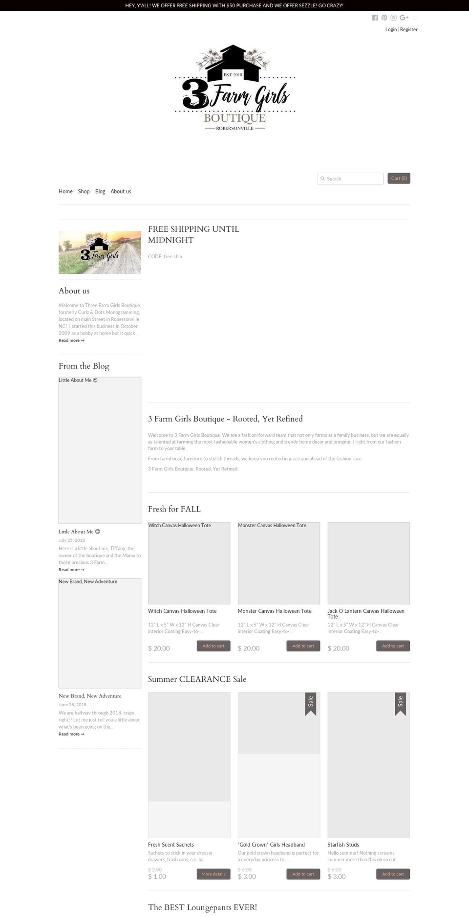 curlzanddots.com — Shopify storefront screenshot
