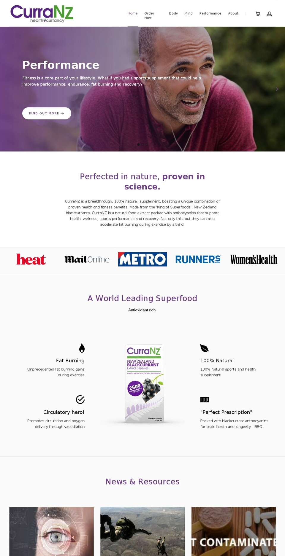 curranz.com — Shopify storefront screenshot
