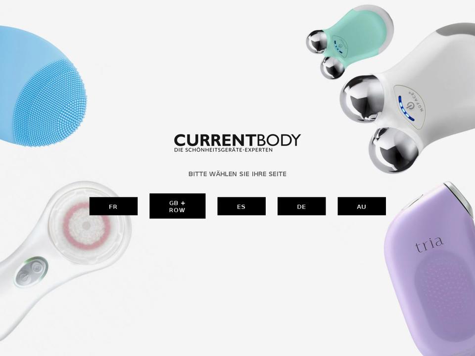 currentbody.fr shopify website screenshot