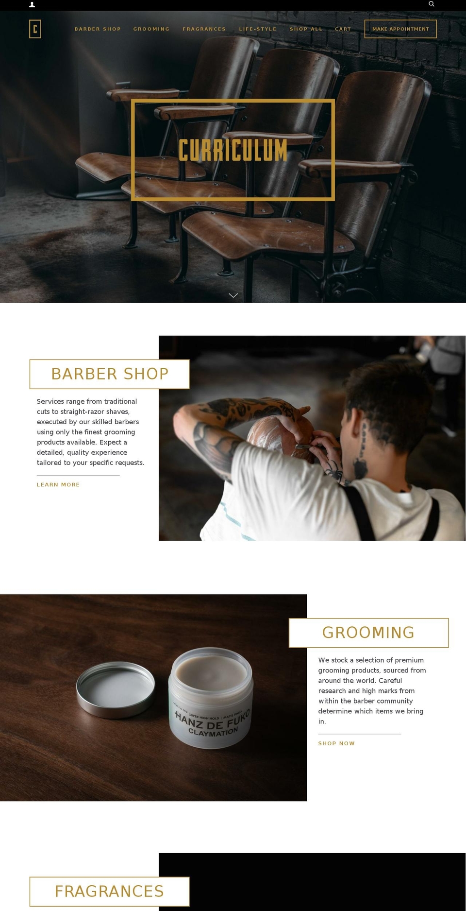 curriculumusa.com shopify website screenshot