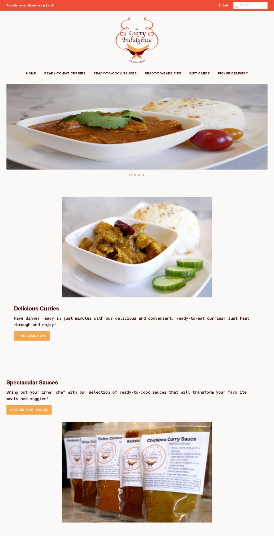 Dev Shopify theme site example curry-indulgence.com