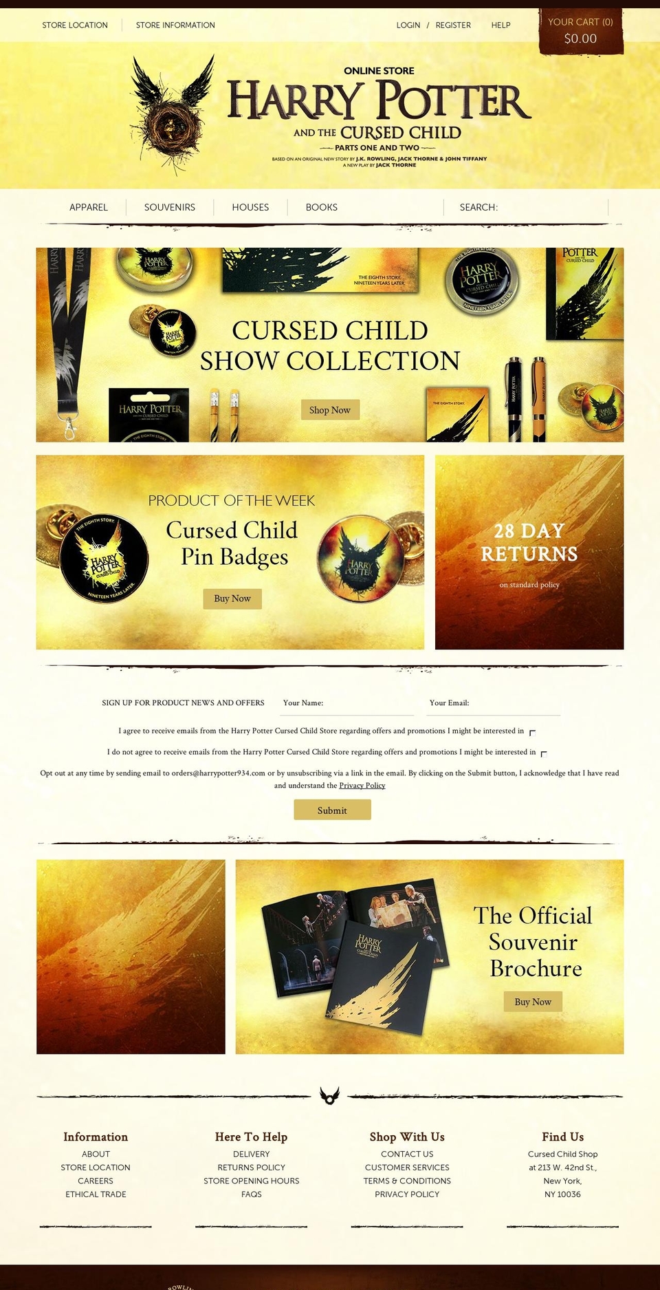 theme-export-cursedchildstore-com-harry-potter Shopify theme site example cursedchildstore.com