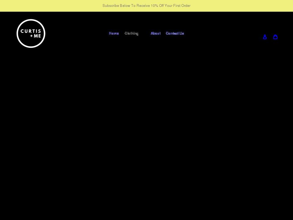 curtisandme.com shopify website screenshot