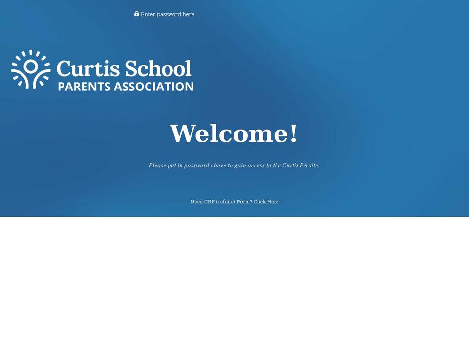 curtispa.org shopify website screenshot