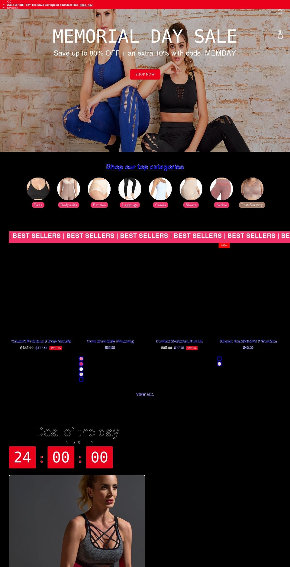 curveez.com shopify website screenshot