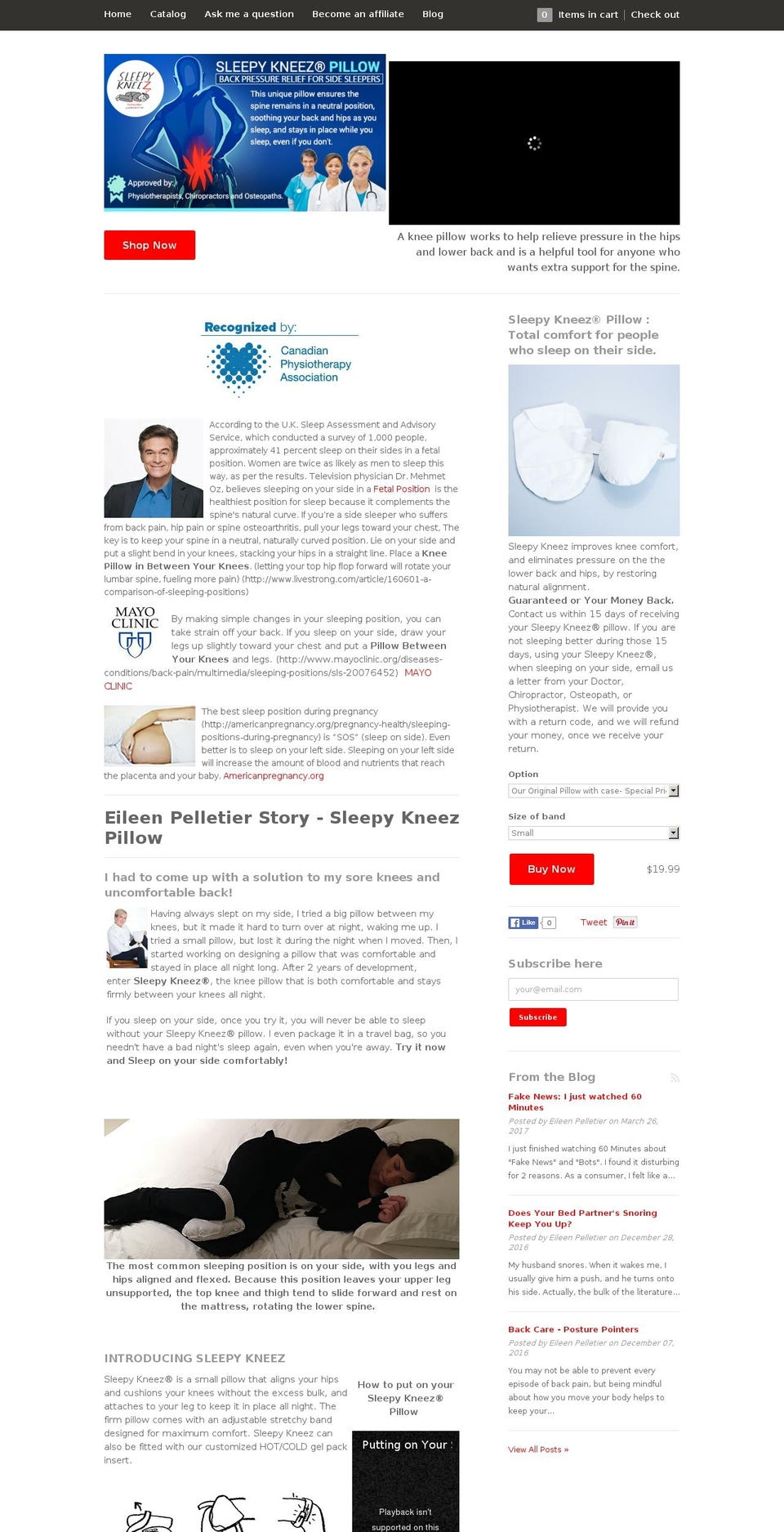 cushionmyface.com shopify website screenshot