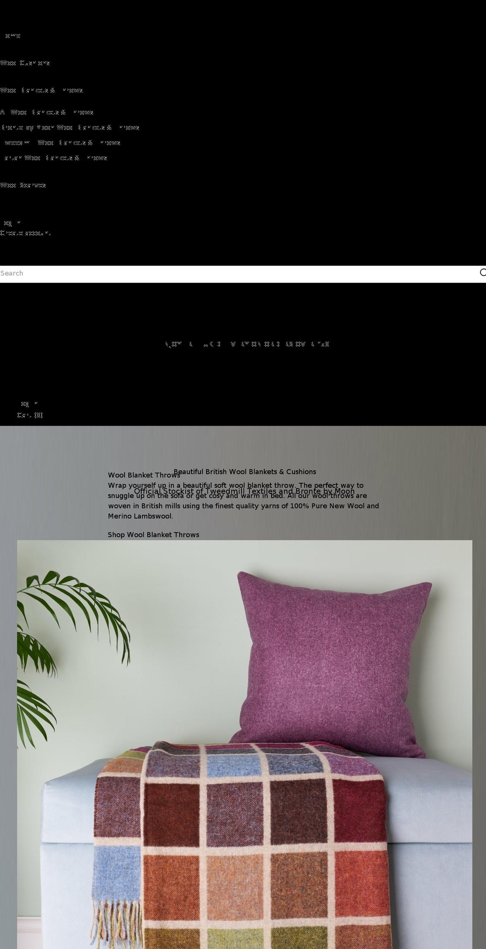 cushyhomeandstyle.co.uk shopify website screenshot