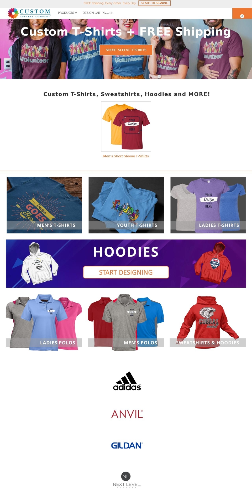 [DEV-ST]-konversion-theme Shopify theme site example customapparelco.com