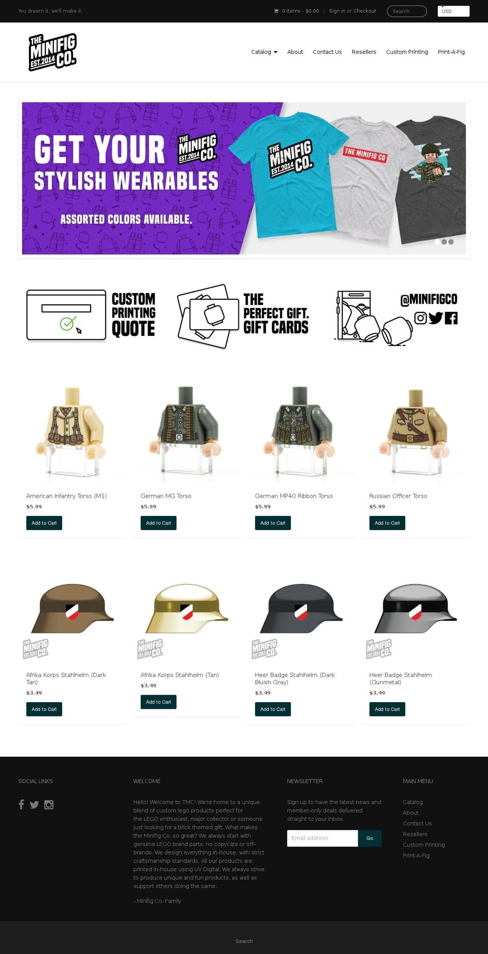 Copy of Providence Shopify theme site example custombrickprinting.com