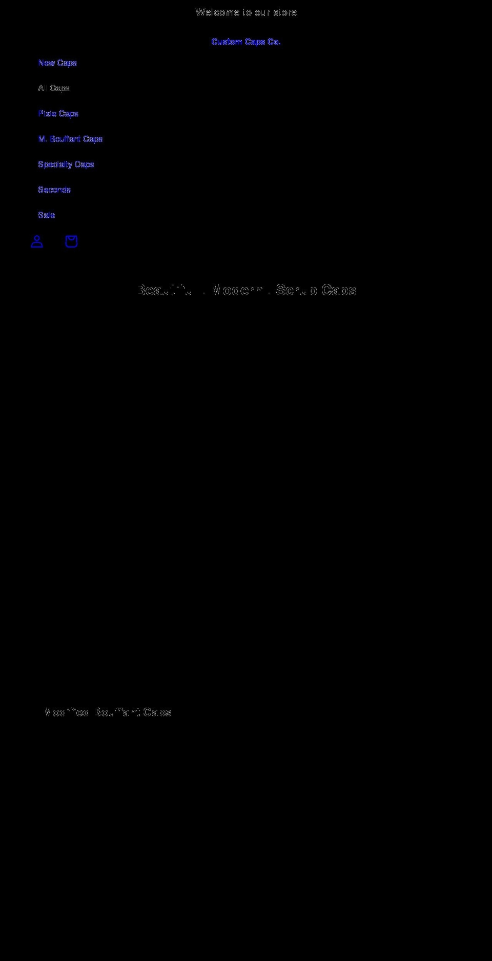 customcapsco.ca shopify website screenshot