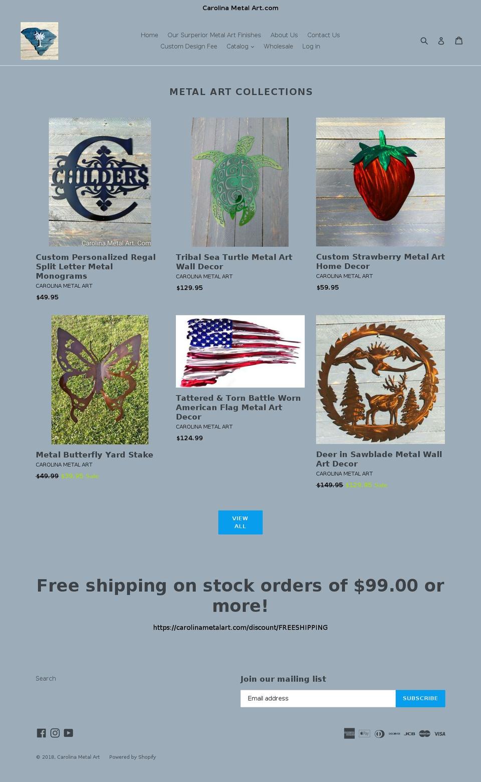 customcncplasma.com — Shopify storefront screenshot