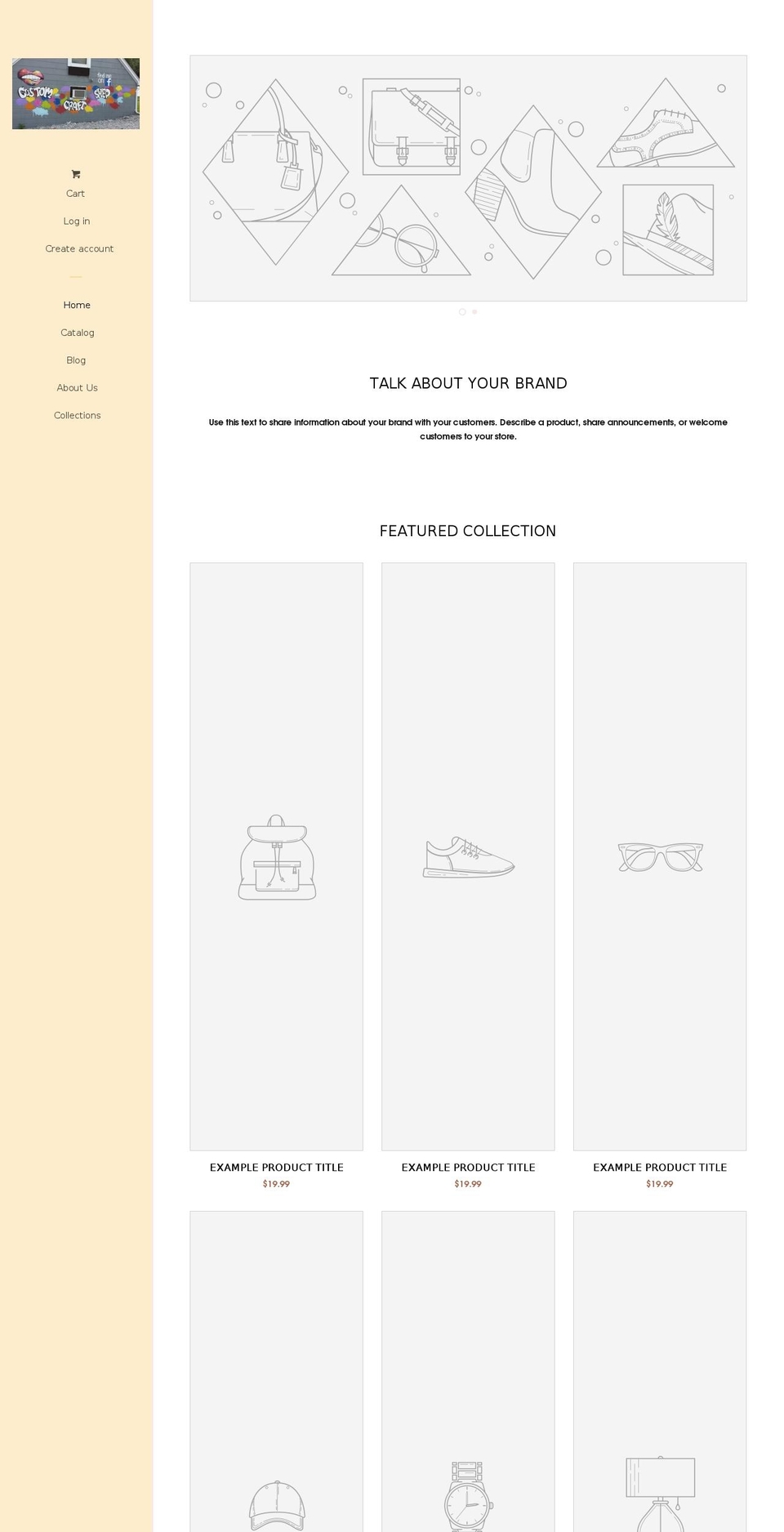 customcraftshed.com shopify website screenshot