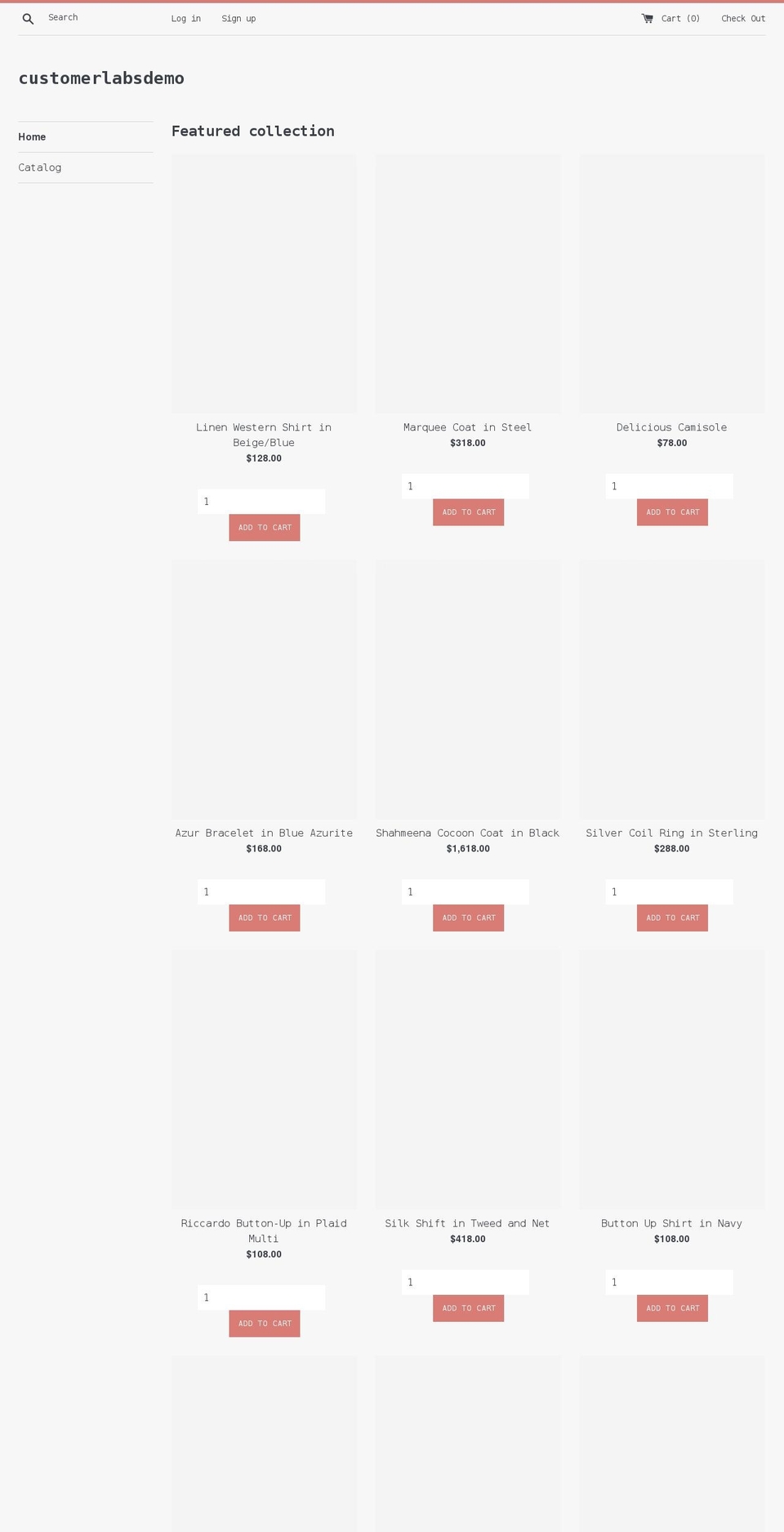customerlabsdemo.myshopify.com shopify website screenshot