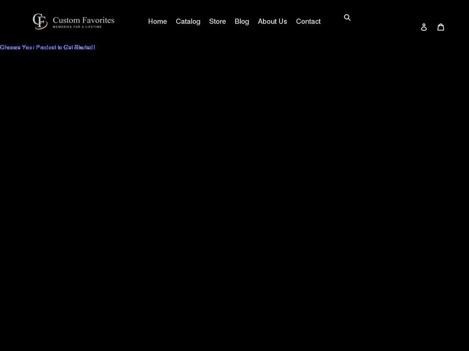 customfavorite.com shopify website screenshot