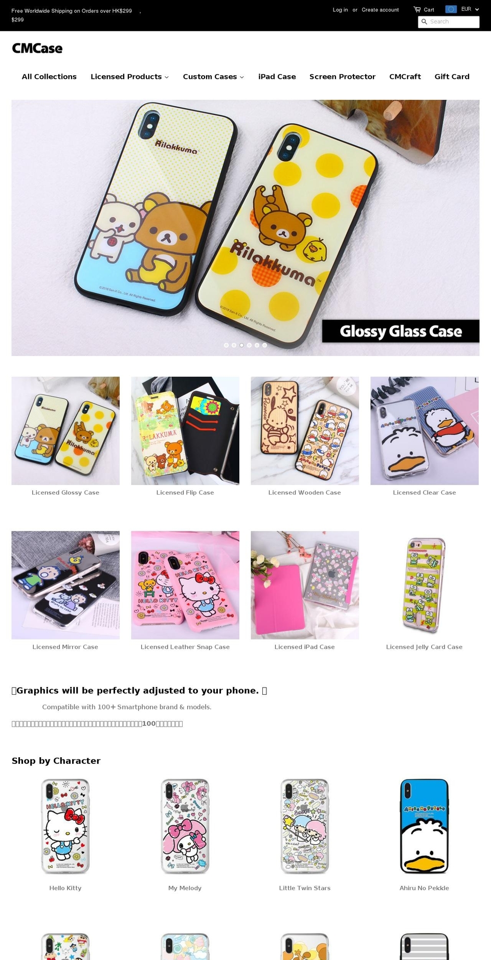 customiphone6scase.com — Shopify storefront screenshot