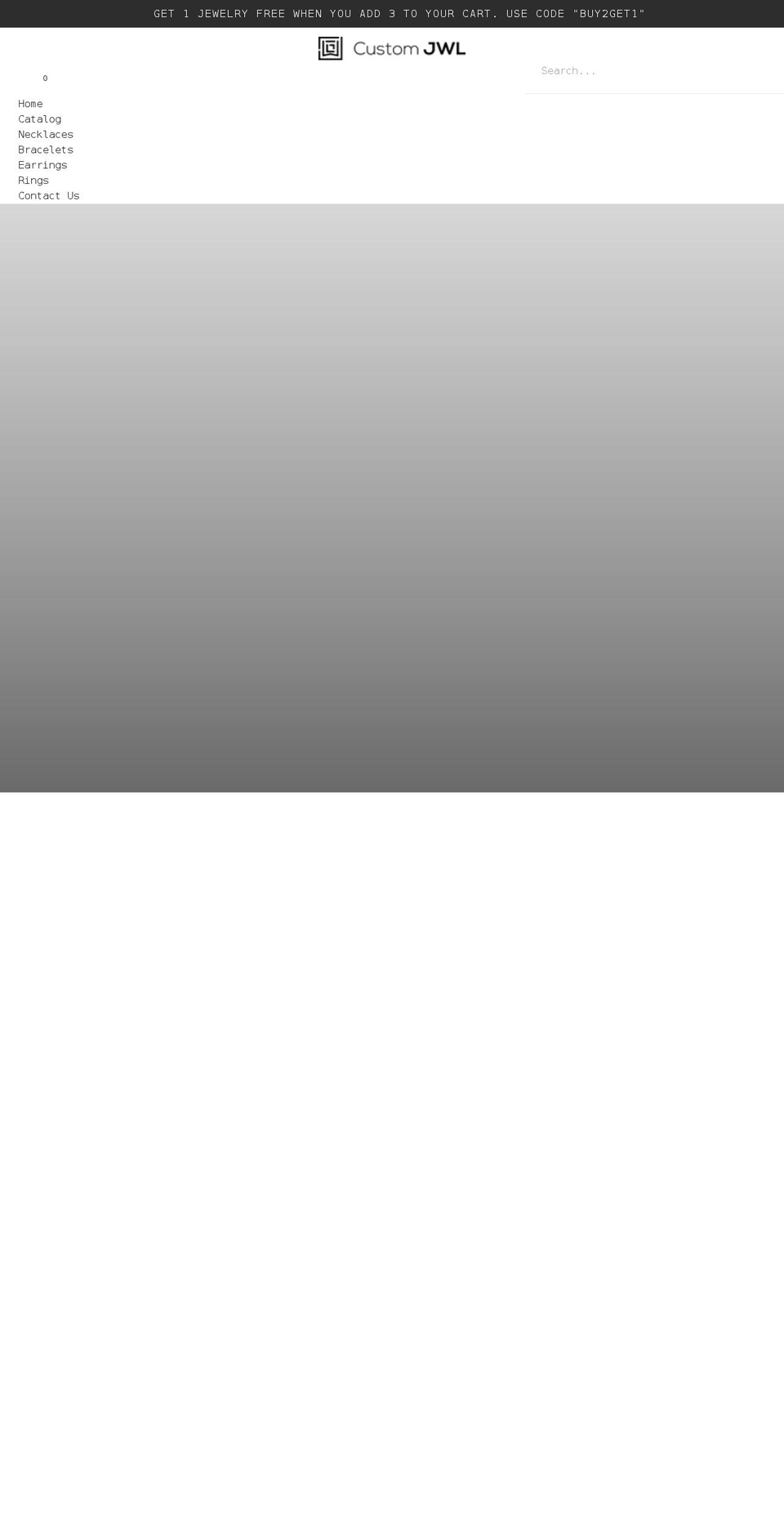 customjwl.com shopify website screenshot