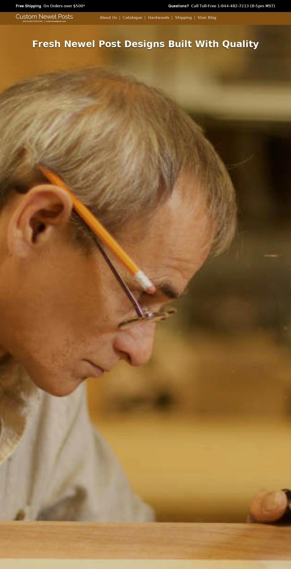 customnewelposts.com shopify website screenshot