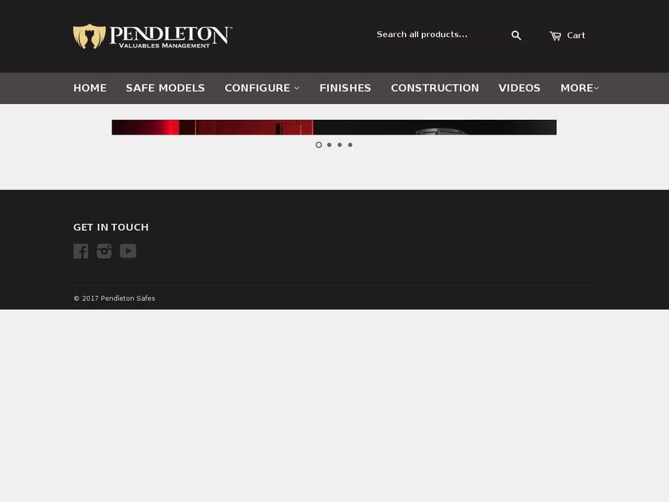 customsafespendleton.com shopify website screenshot
