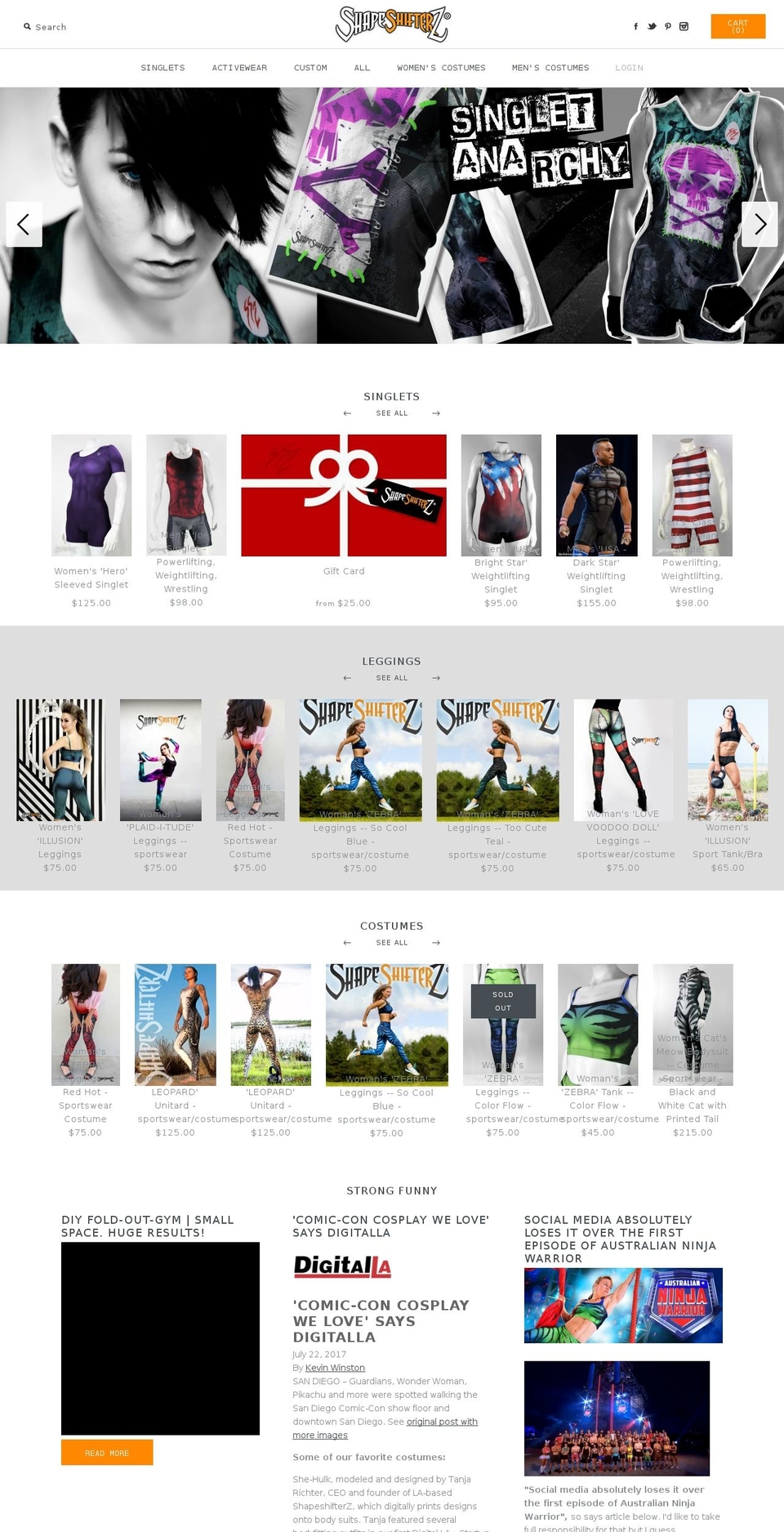 customsupersuit.com — Shopify storefront screenshot