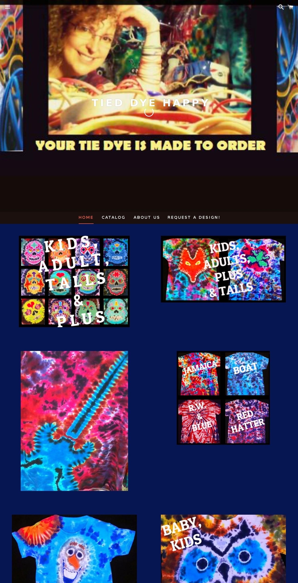 customtiedyet-shirts.com — Shopify storefront screenshot