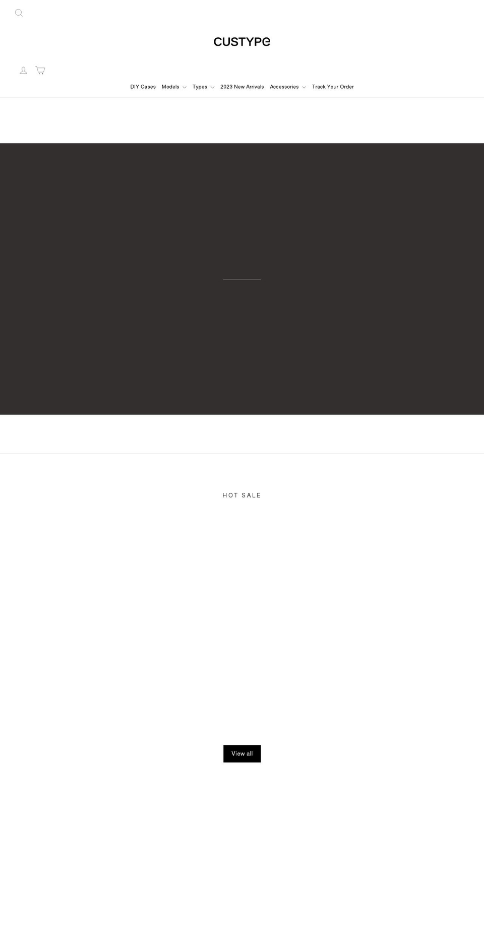custype.com shopify website screenshot