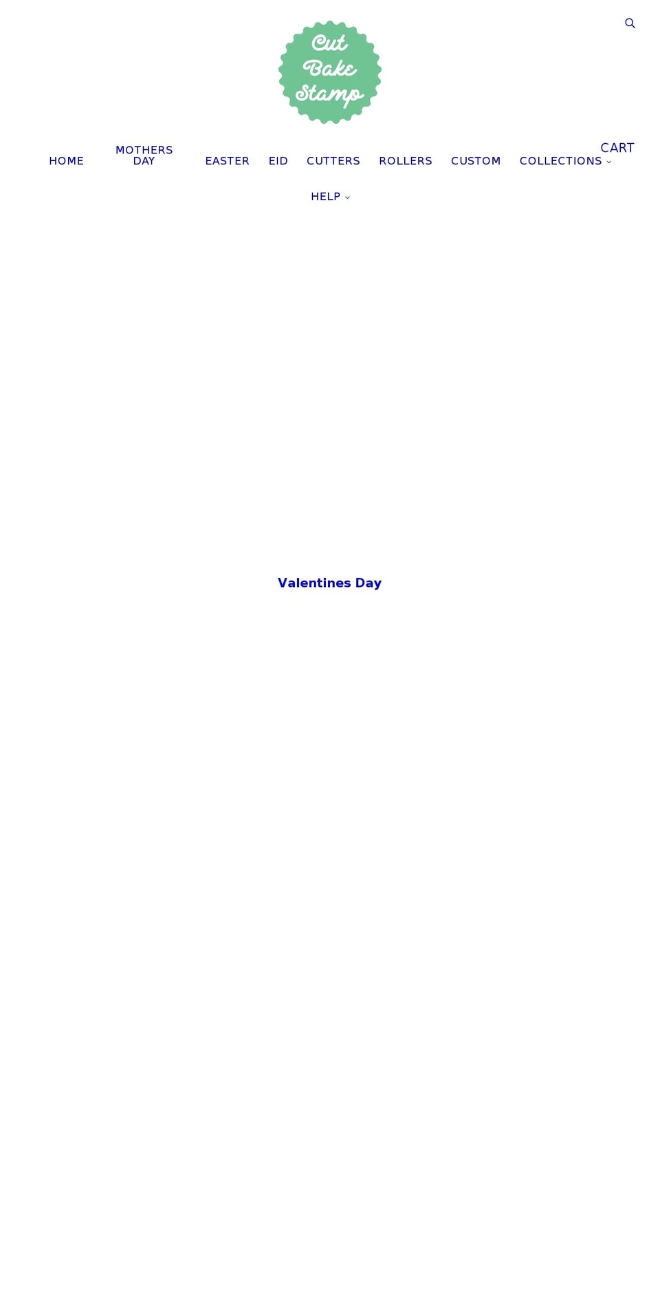 cutbakestamp.co.uk shopify website screenshot