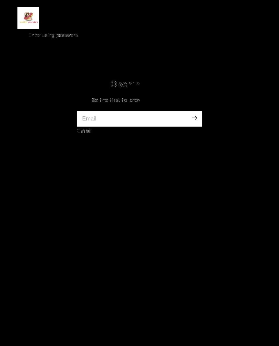 cutestplushies.com shopify website screenshot