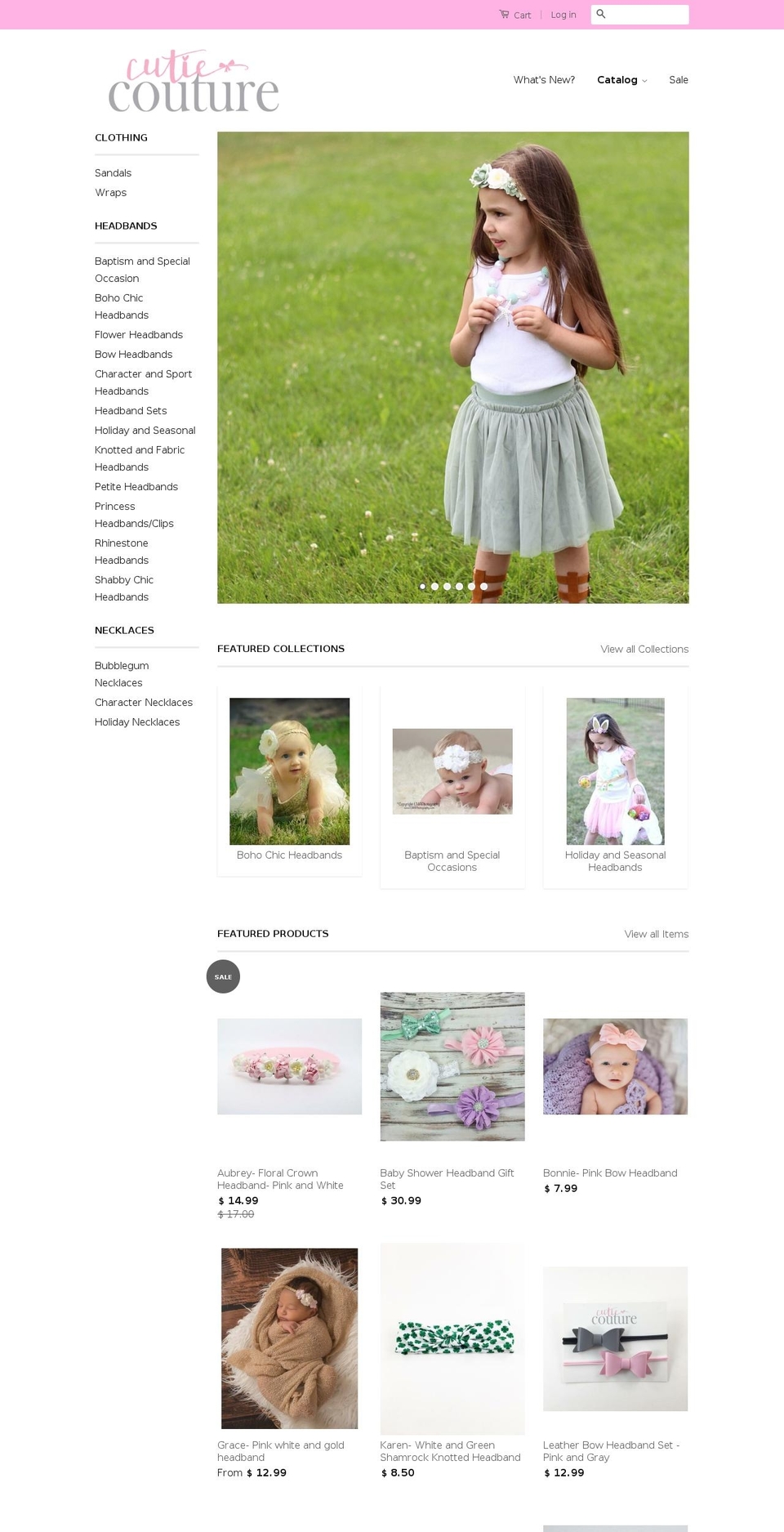 cutiecoutureco.com shopify website screenshot