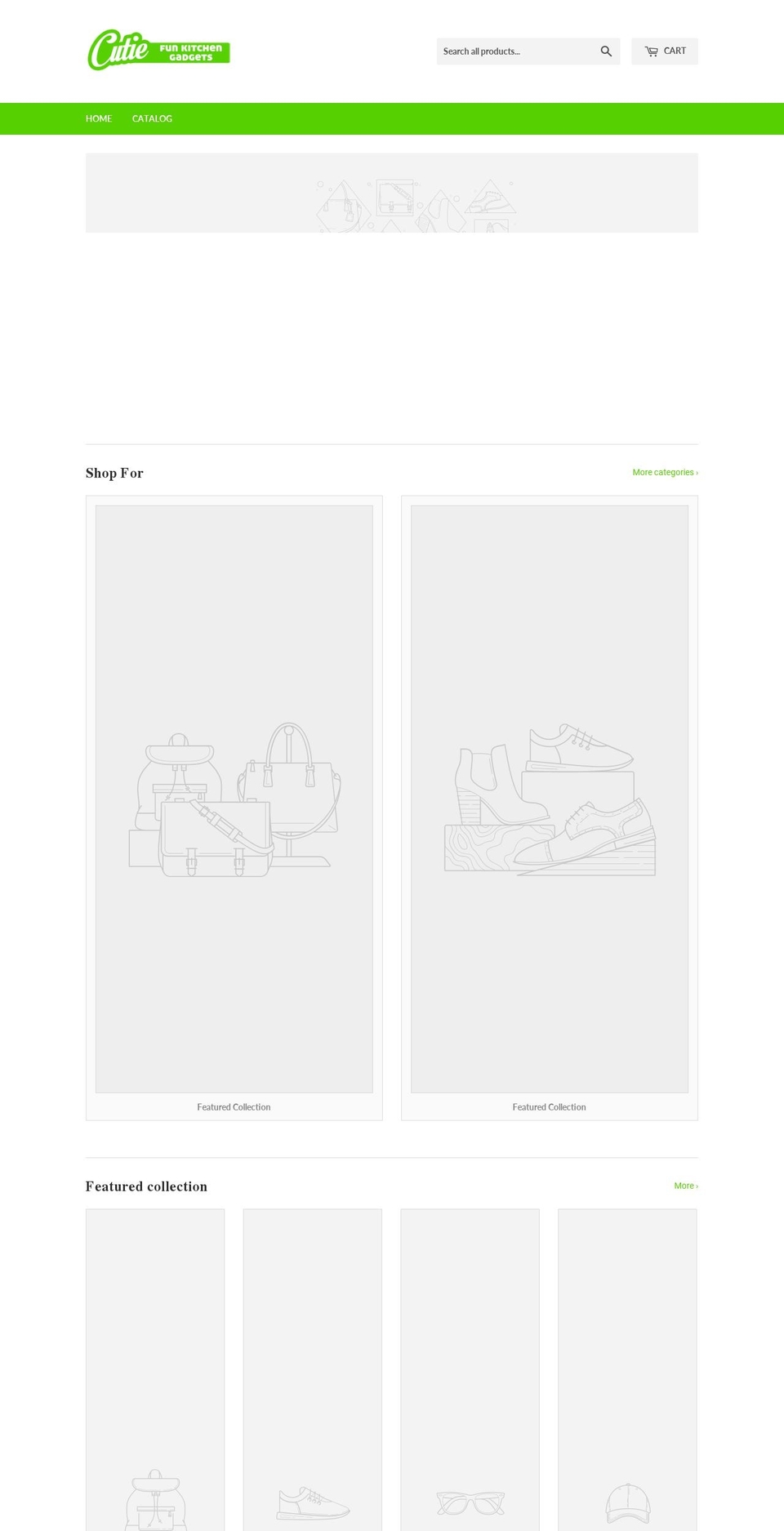 cutiekitchen.com — Shopify storefront screenshot