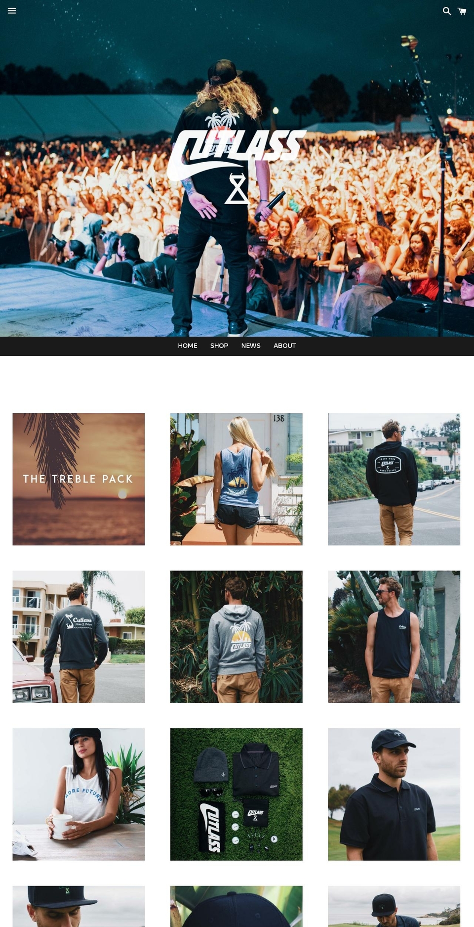cutlassbrand.com shopify website screenshot