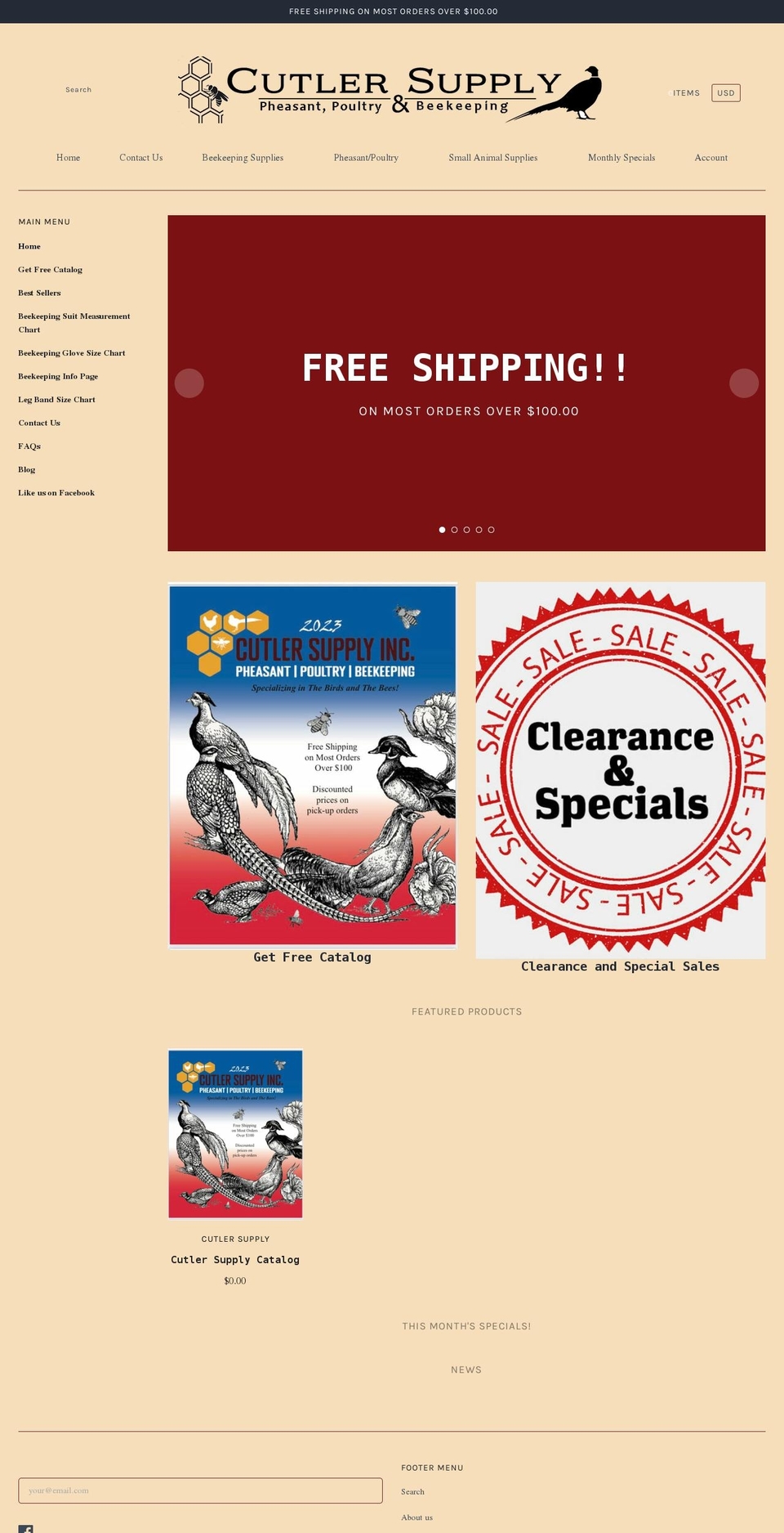 cutlersupply.net shopify website screenshot