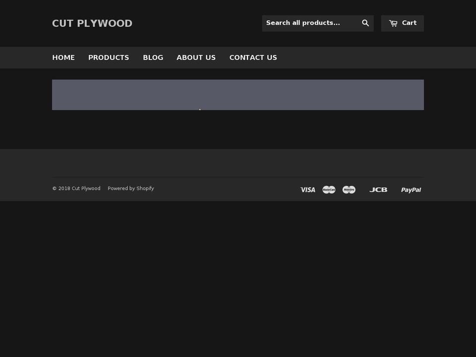 cutplywood.co.uk shopify website screenshot
